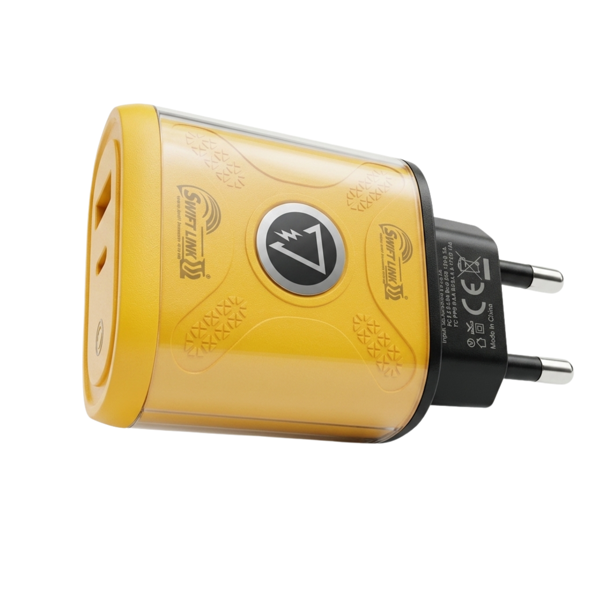 Swift Link SL-431 25W PD + QC Super Fast Charger | Dual Port USB-C & USB-A Fast Charging Wall Adapter (EU Plug)
