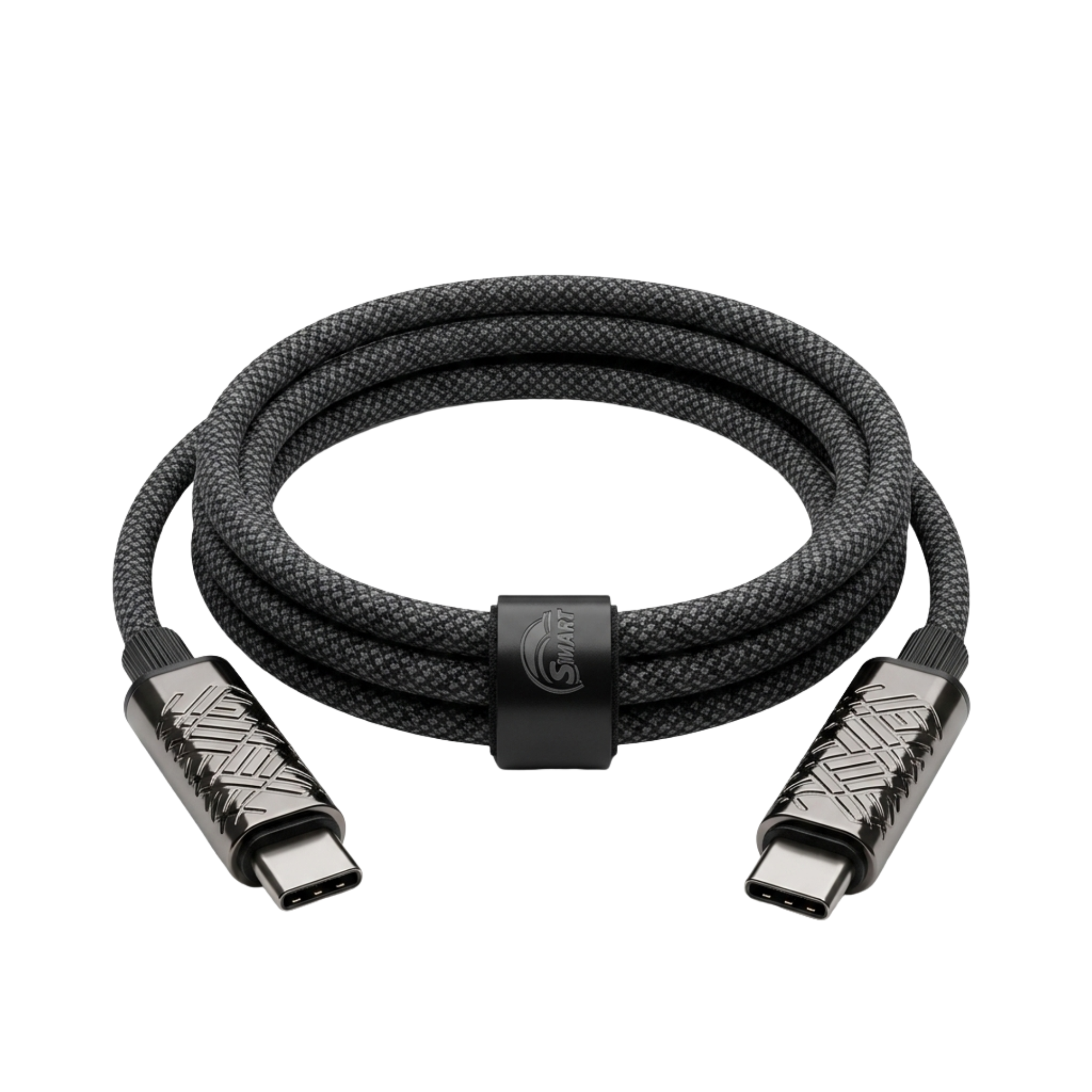 Swift Link SL-335 100W USB-C to USB-C Fast Charging Cable with LCD Display | 1.2M Nylon Braided PD Charging Cable