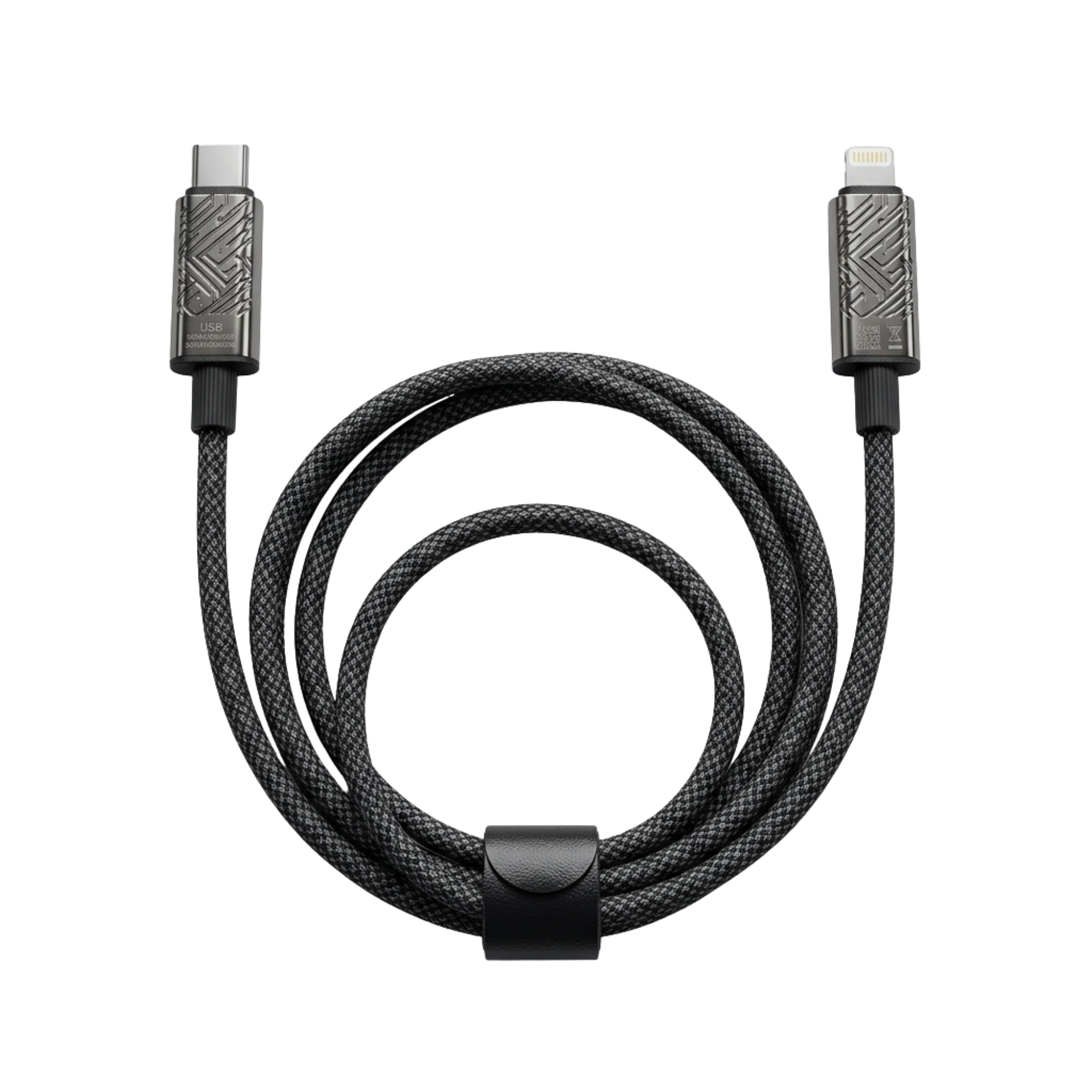 Swift Link SL334 Type-C to Lightning 27W PD Fast Charging Data Cable with LCD Display – 1 Meter Charging & Sync Cable