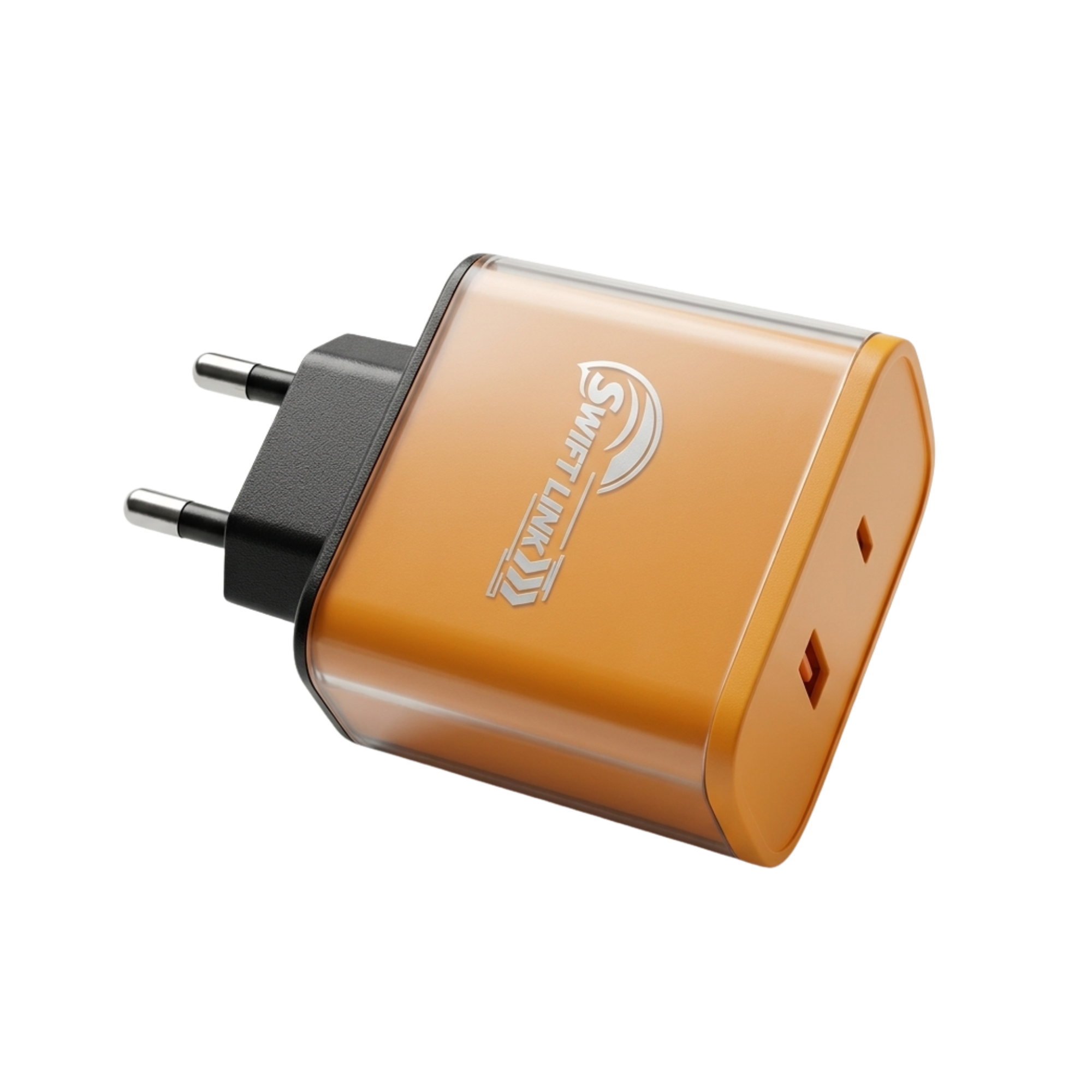 Swift Link SL-428 25W Fast Charger | QC 3.0 + PD Dual Port USB-C Wall Charger | Super Fast Charging Adapter
