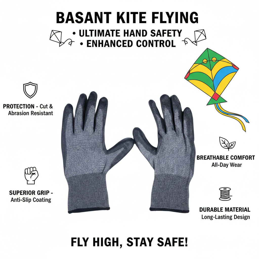 Kite Flying Cut-Resistant Gloves – High Protection